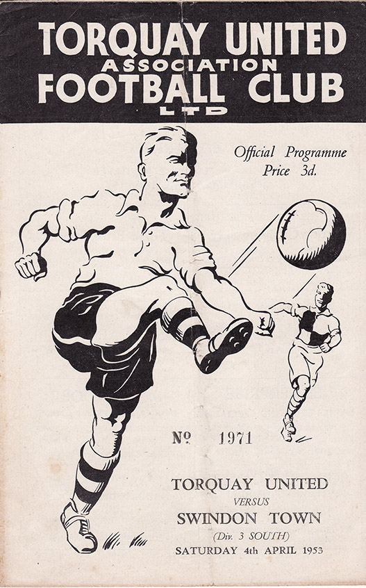 <b>Saturday, April 4, 1953</b><br />vs. Torquay United (Away)